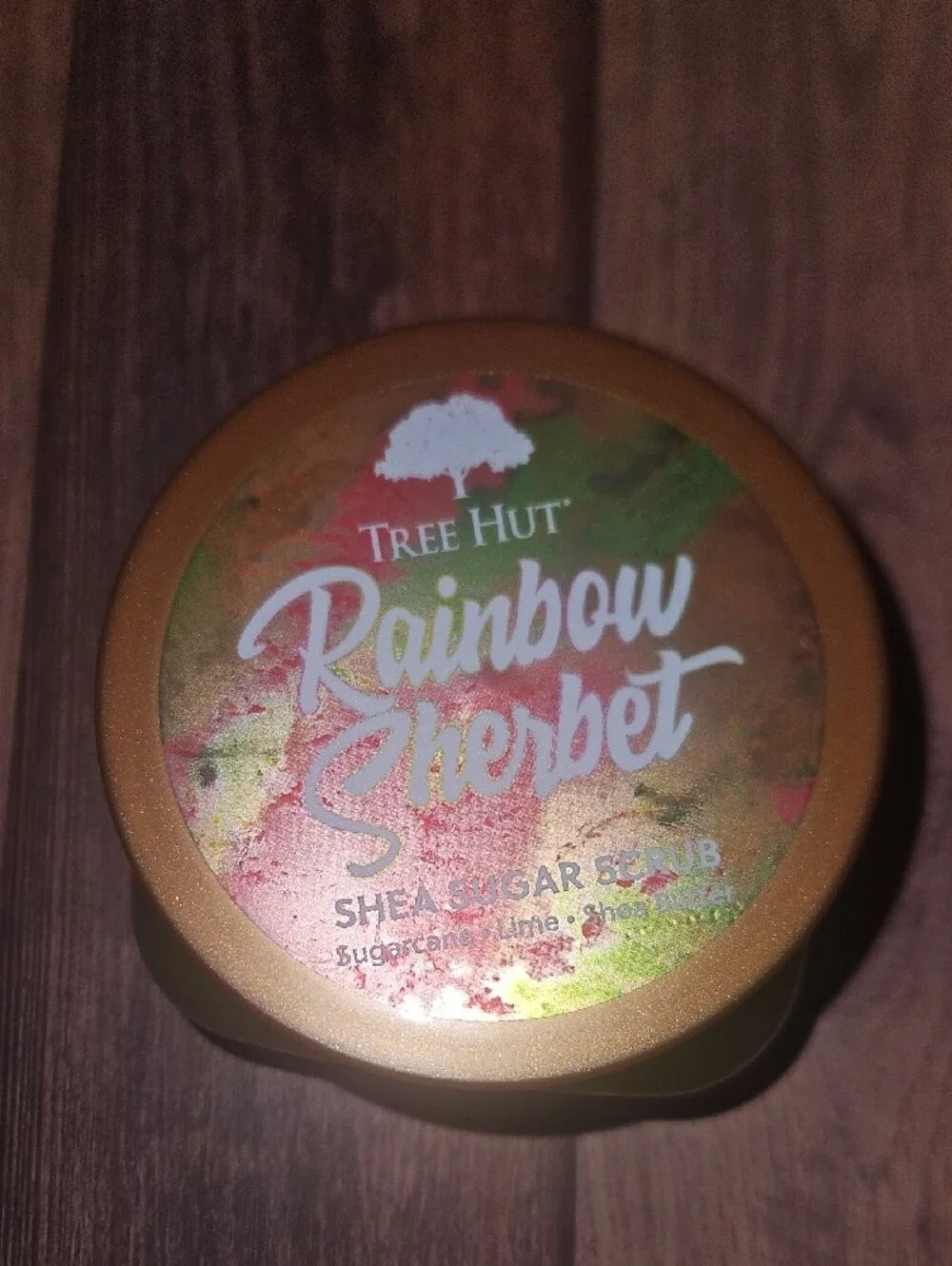 Tree Hut Rainbow Sherbet Shea Sugar Scrub - Green